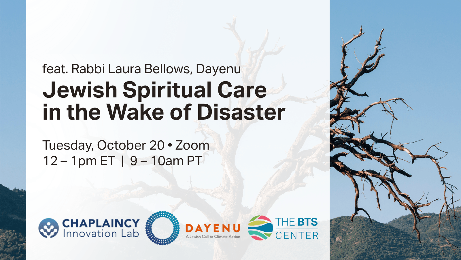 Jewish Spiritual Care in the Wake of Disaster